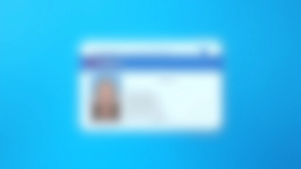 Eesti ID-kaart sinisel taustal, näha kaardi esiküljel pildiga ja andmetega