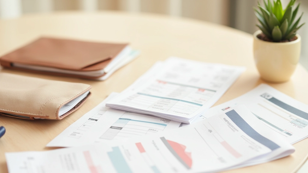 Hands organizing color-coded budget envelopes with cash and expense receipts on table